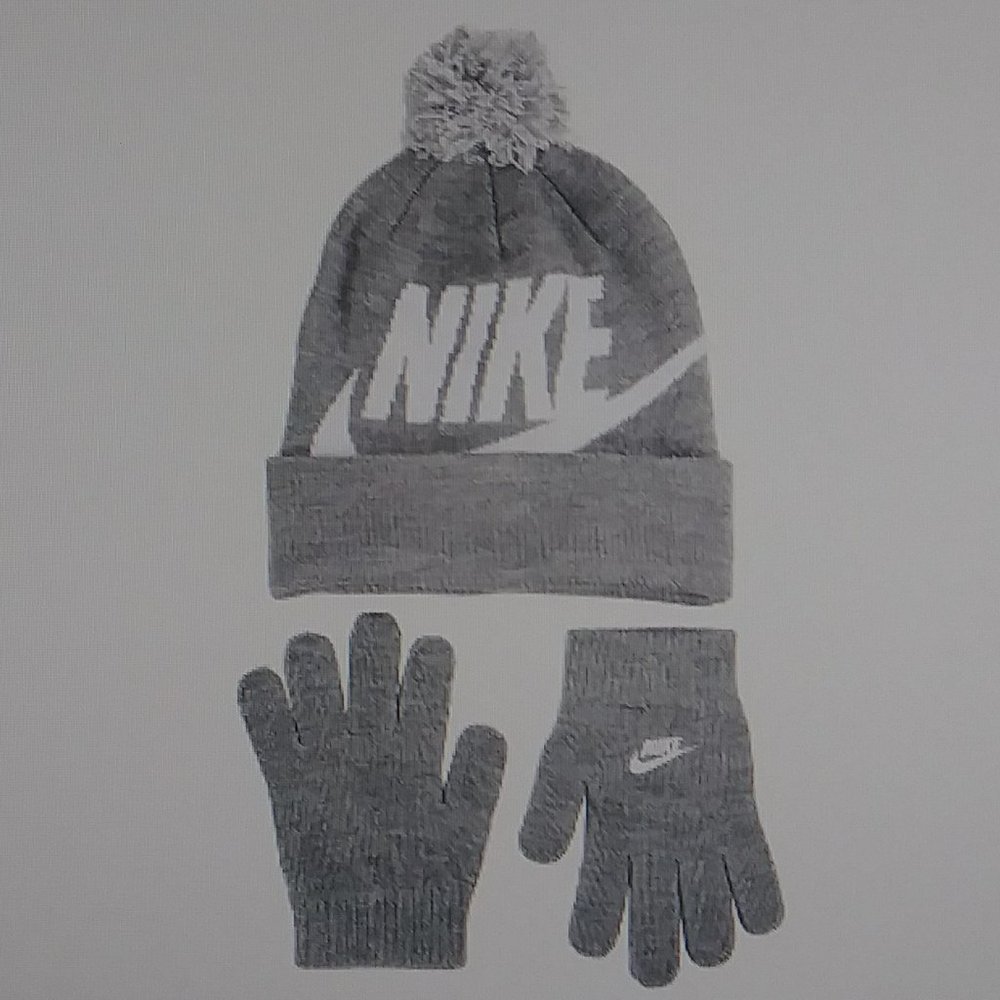 Nike 2-Pc. Swoosh Beanie & Gloves Set Youth Big Boys